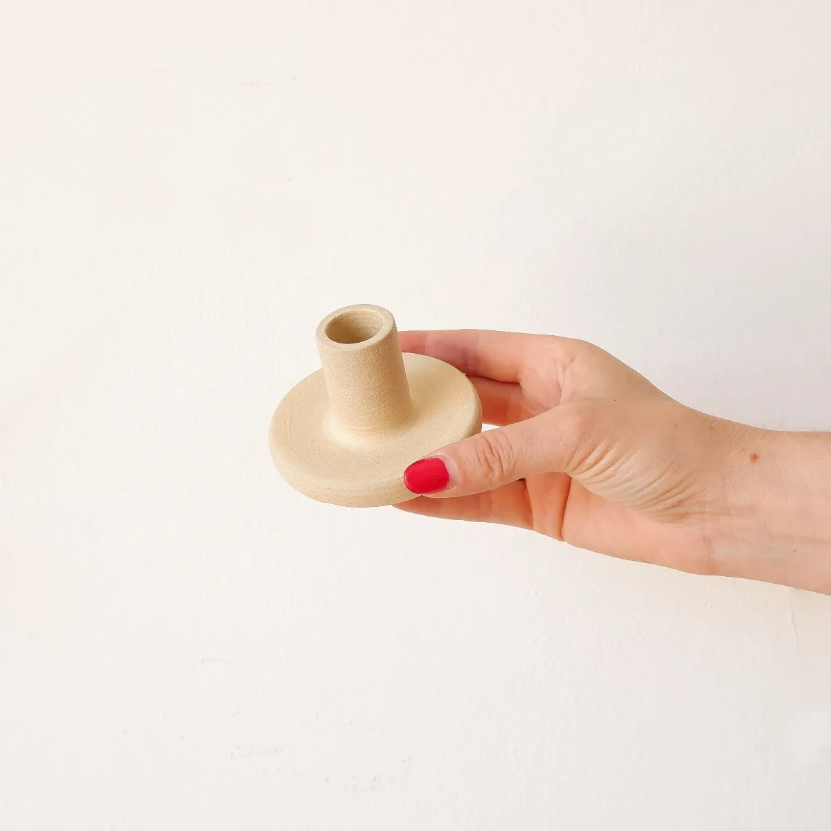 Candle Holder - Cream