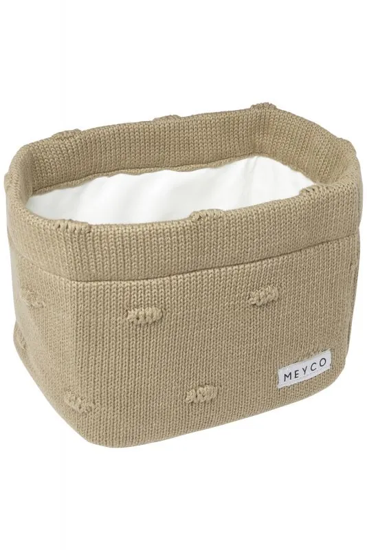 Meyco Knitted Storage Basket Small